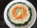 炝香鸡丝面    鸡丝面