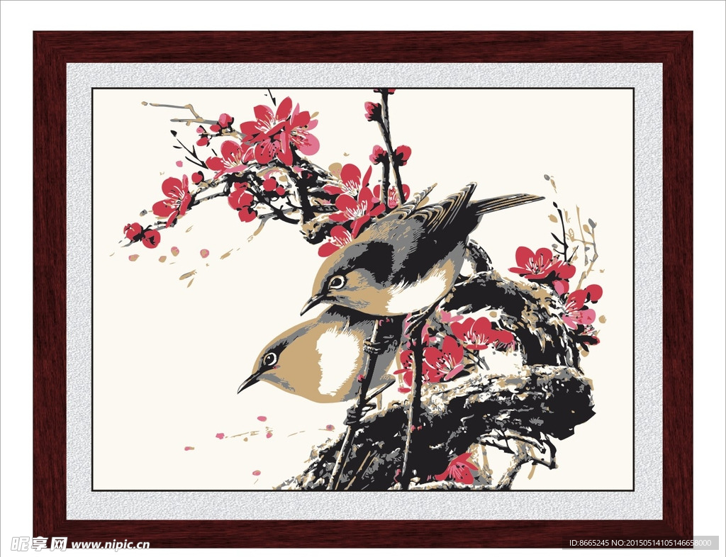 梅花喜鹊