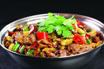 干锅鸡杂