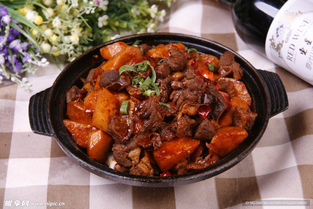 干锅山药羊肉