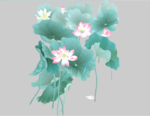 紫色莲花flash动画素材