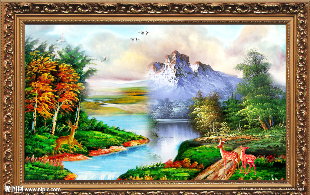 油画风景