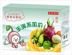 水果包装盒效果图