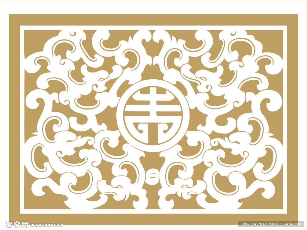 镂空神兽福纹