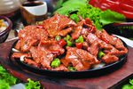 铁板叉烧小牛肉
