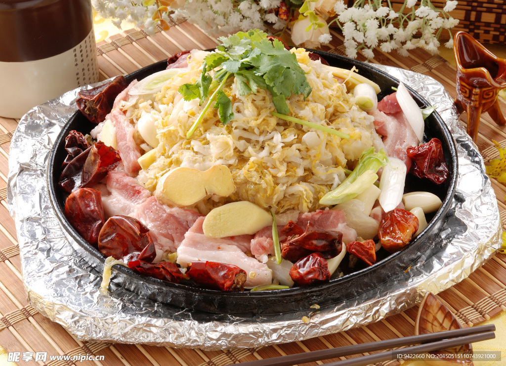 铁板干香酸菜