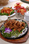 铁板烤味羊肉