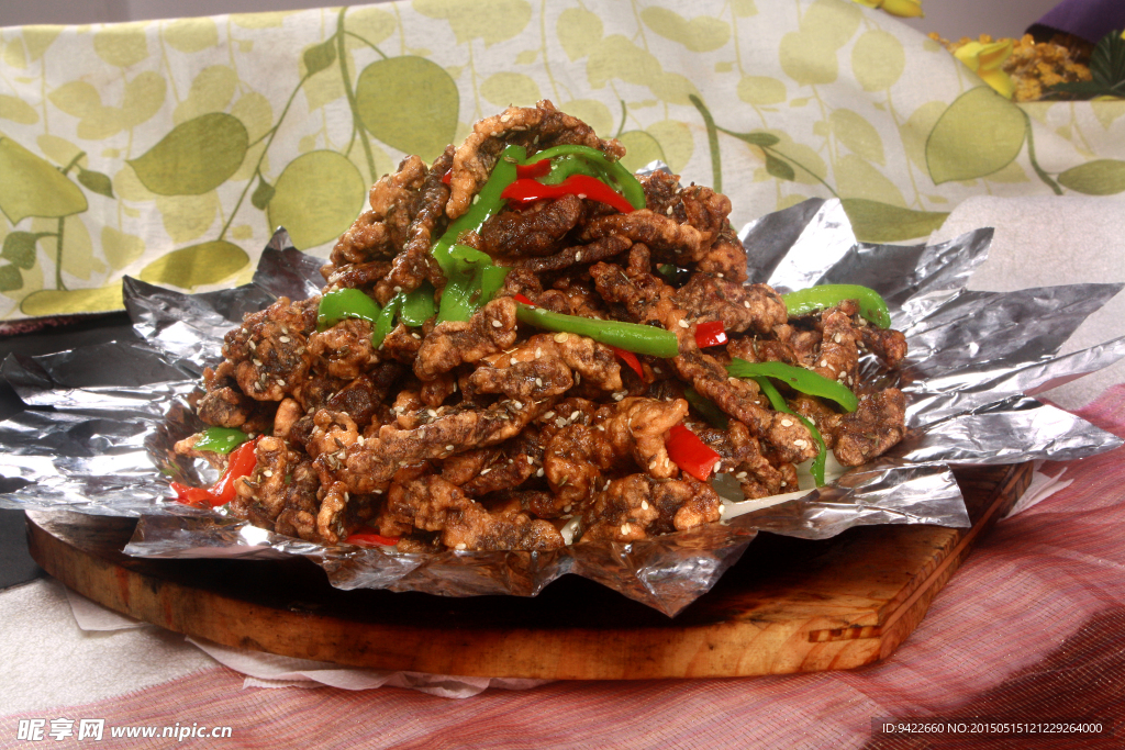 铁板香酥牛肉