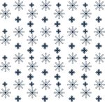 雪花循环T恤印花图案