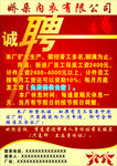 娇朵内衣招聘海报