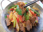 干锅牛肉