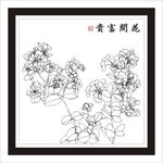 工笔花卉无框画