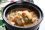 石锅鲍汁豆腐