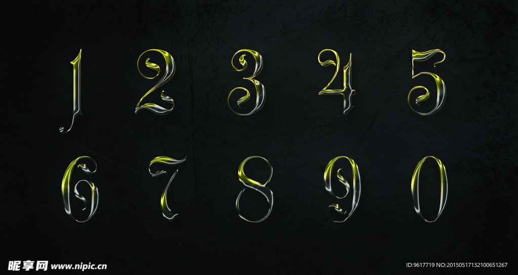 数字效果 折扣数字