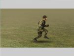 士兵跑步练习flash动画