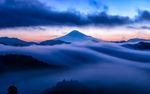 山间云海