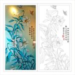 百合花装饰画