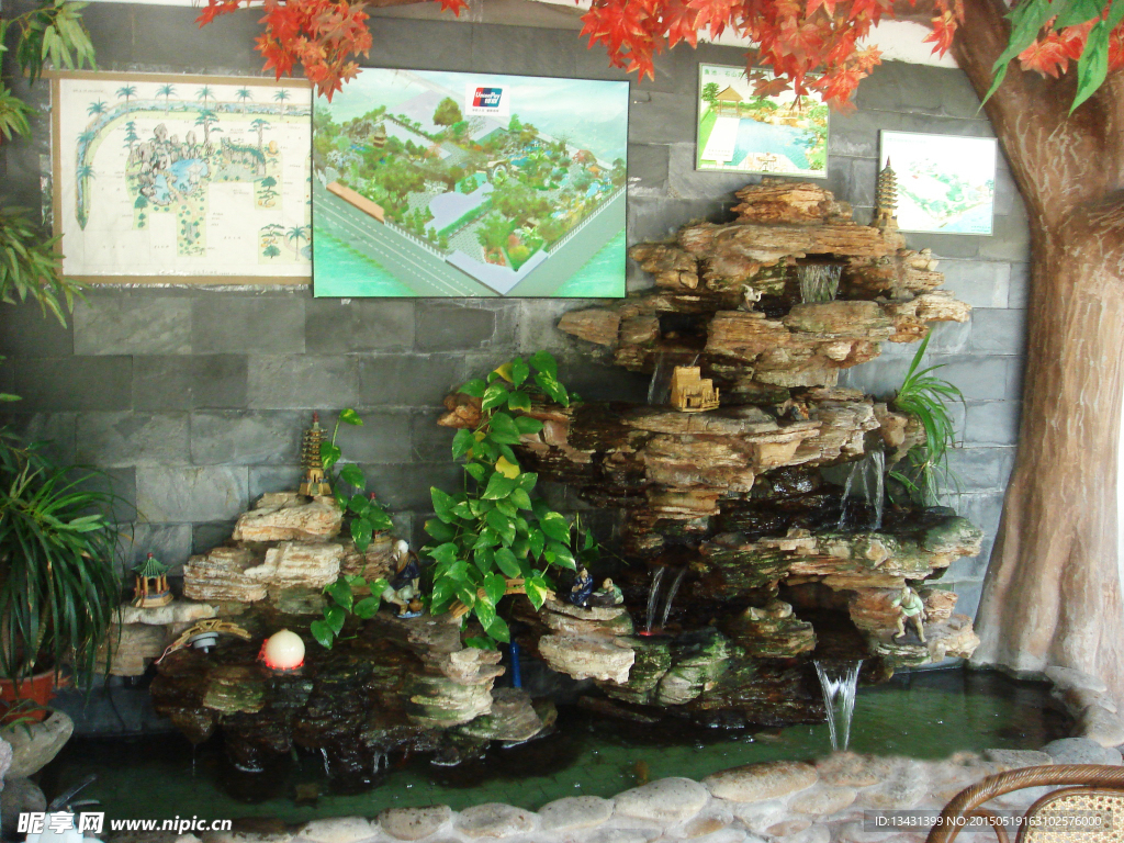 鱼缸水景