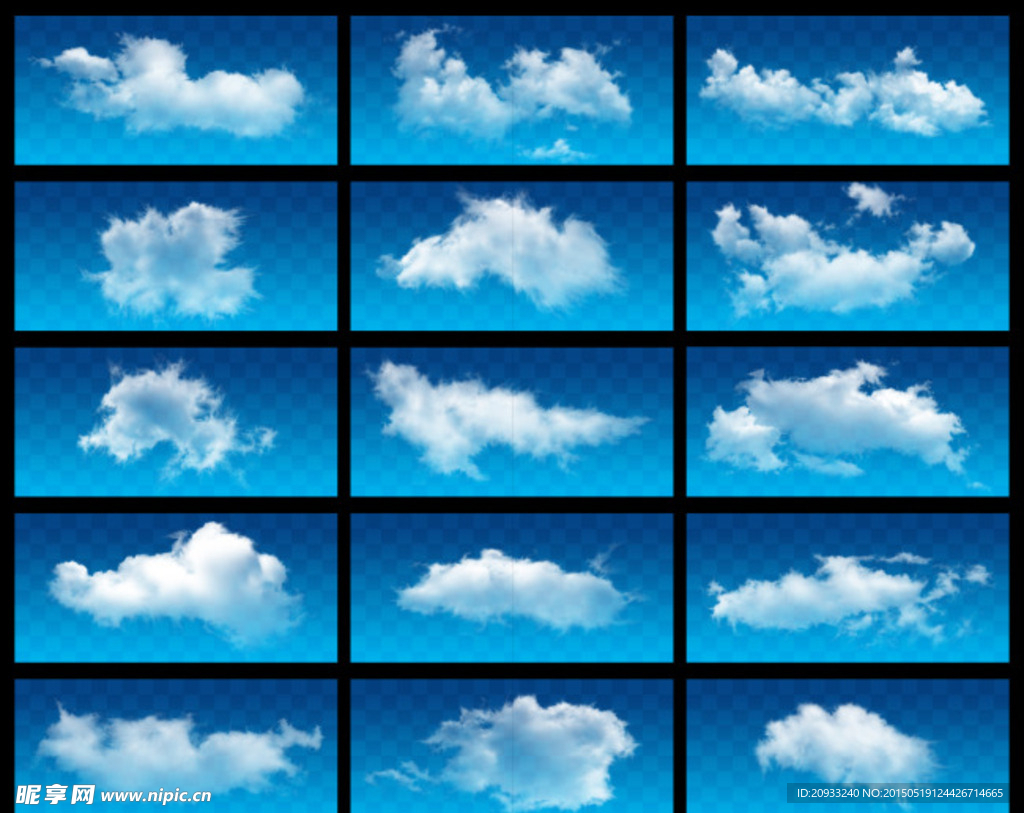 cloud psd PSD分层
