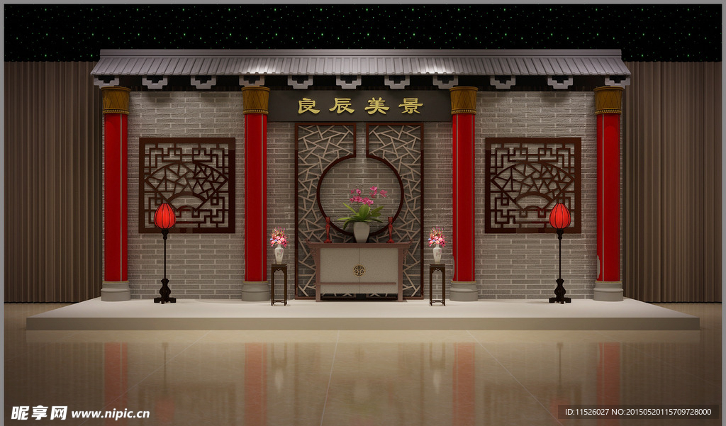 复古婚礼迎宾效果