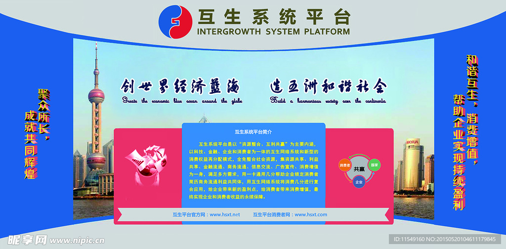 互生系统网页展板