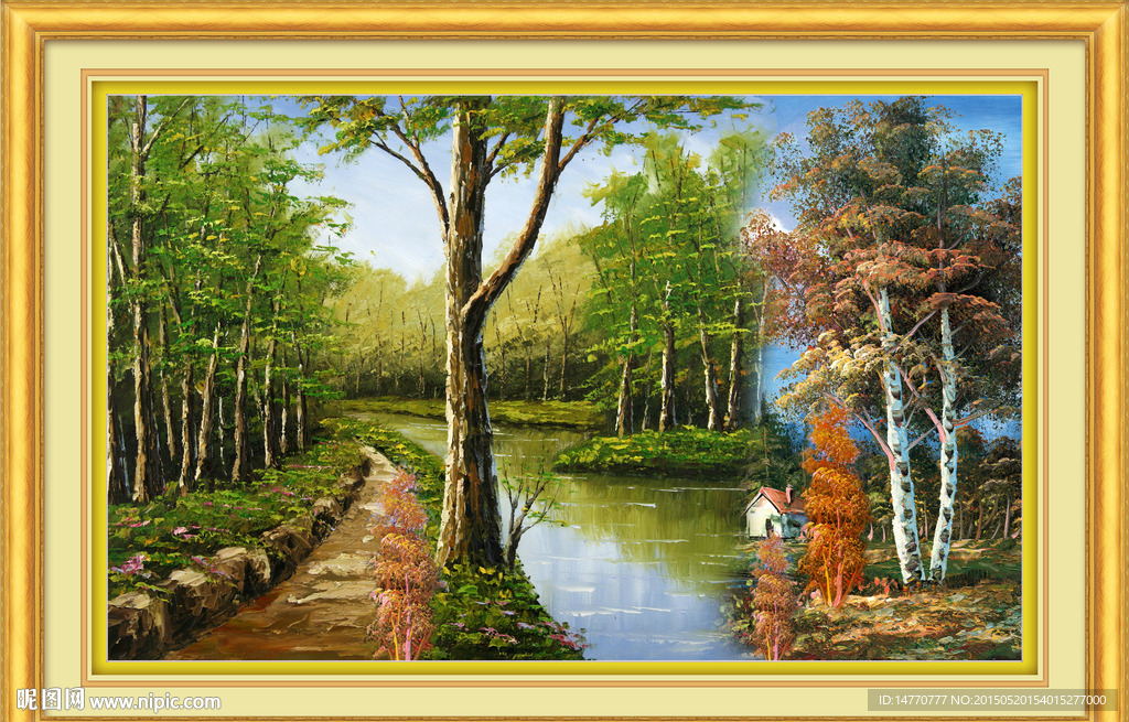 油画风景