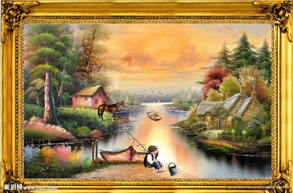 油画风景