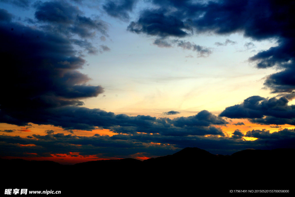 百望山夕阳