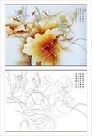 荷花装饰画