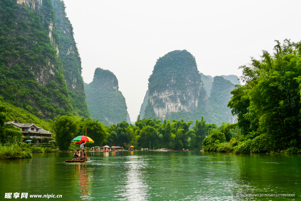 阳朔遇龙河