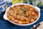 麻婆豆腐烧肥肠