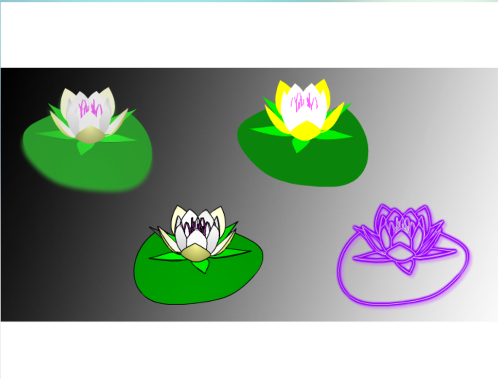 3D旋转的荷花flash动画