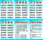 学校制度牌