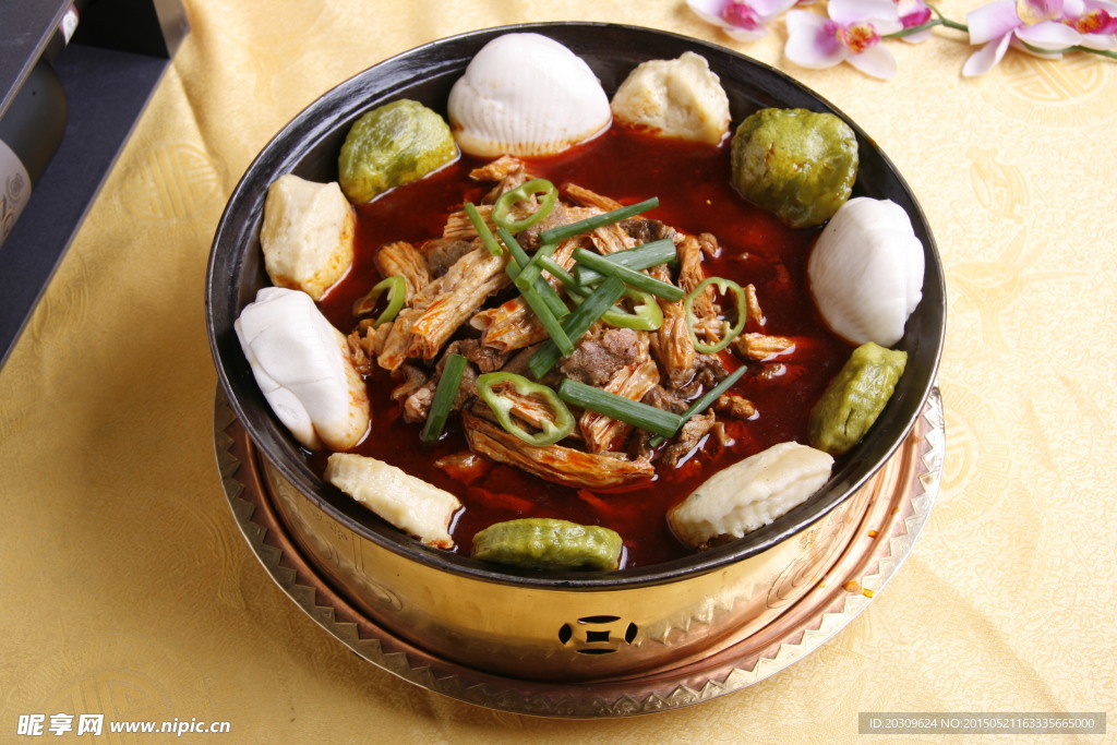 地锅腐竹牛肉