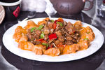 布袋牛肉粒