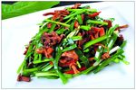 黄丝菌炒韭菜