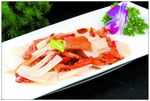 莲菜炒肉片