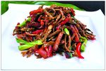 皮江豆炒瘦肉