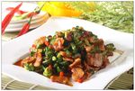 脆黄瓜炒五花肉