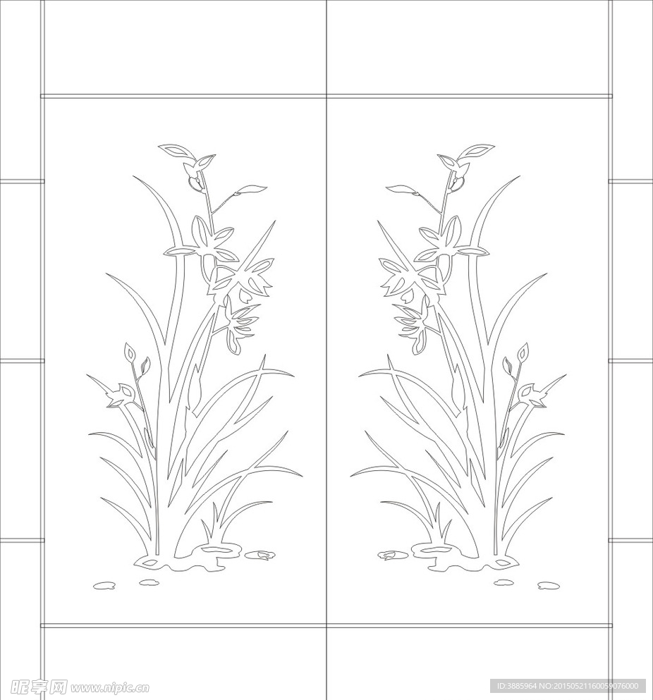 玻璃花样图片
