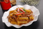 土豆条炒牛柳
