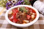 土豆柿子炖牛腩