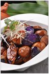 茄盒土豆卤肉烧