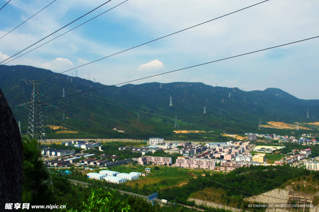 建筑山水 山岚电力