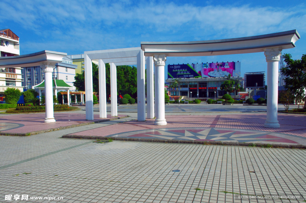 城市广场 欧式建筑