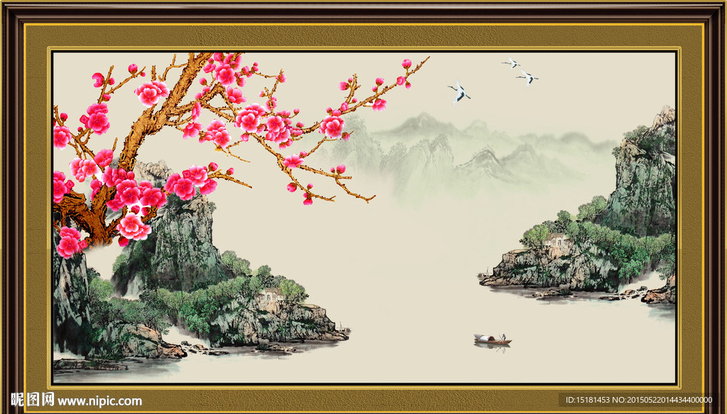 梅花国画