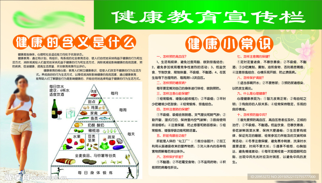 健康教育宣传栏