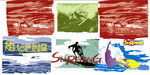 SURFING 冲浪 滑板 海