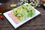 虾球西生菜