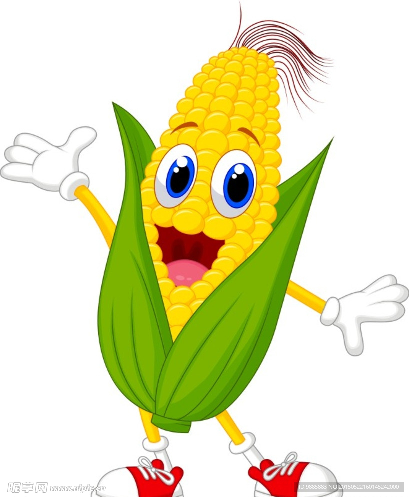 玉米粒动画图片